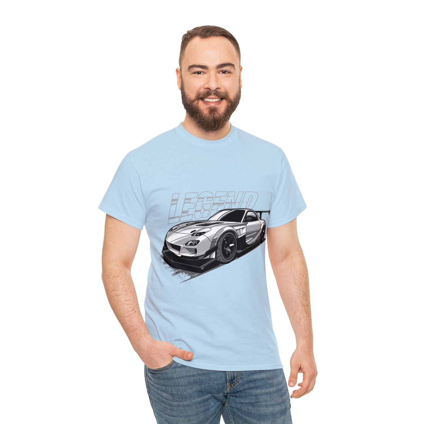 Mazda RX7 Legend JDM Graphic Tee Graphic Tees Australia Graphic T-Shirt Australia -  Cool Graphic T-Shirts Online - 