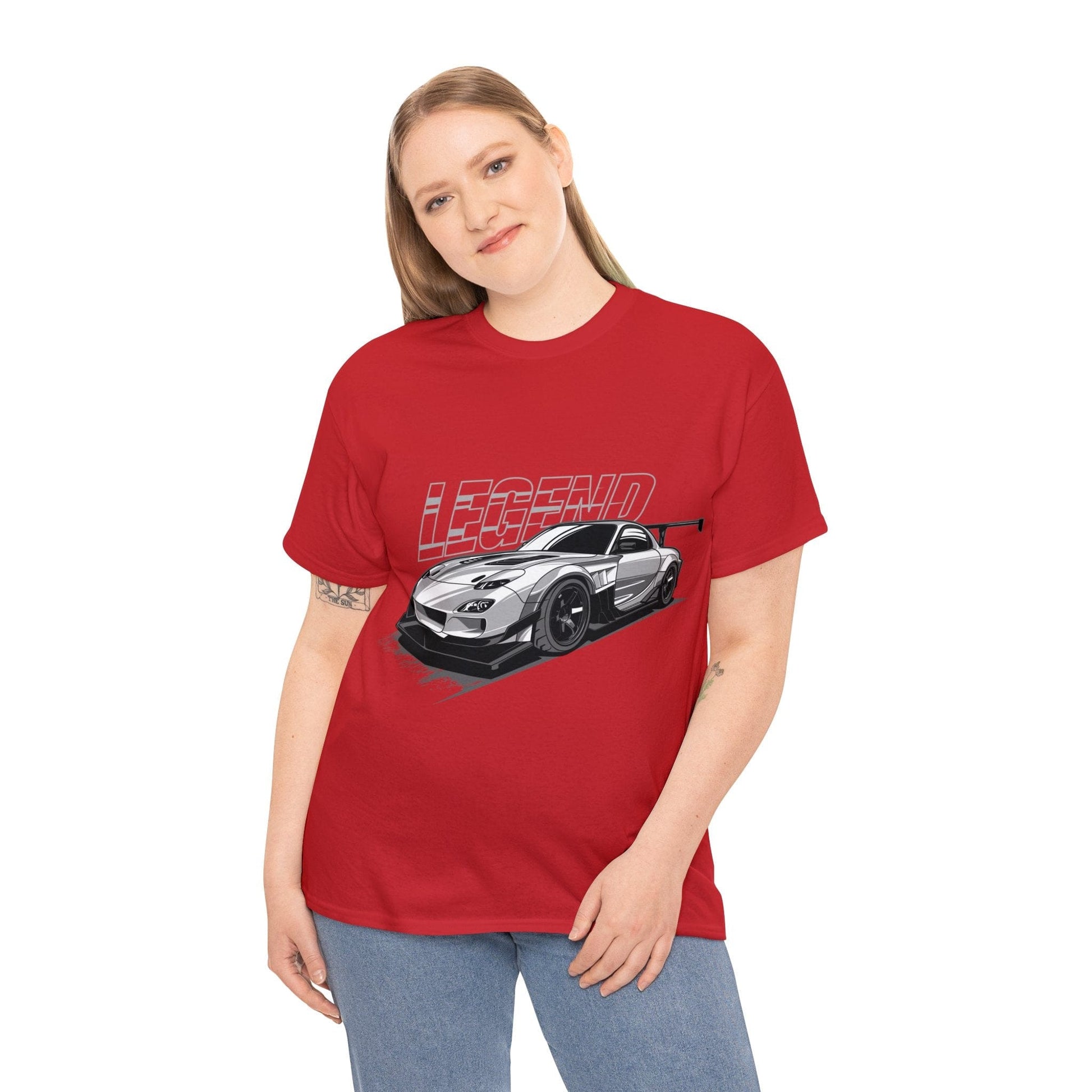 Mazda RX7 Legend JDM Graphic Tee Graphic Tees Australia Graphic T-Shirt Australia -  Cool Graphic T-Shirts Online - 