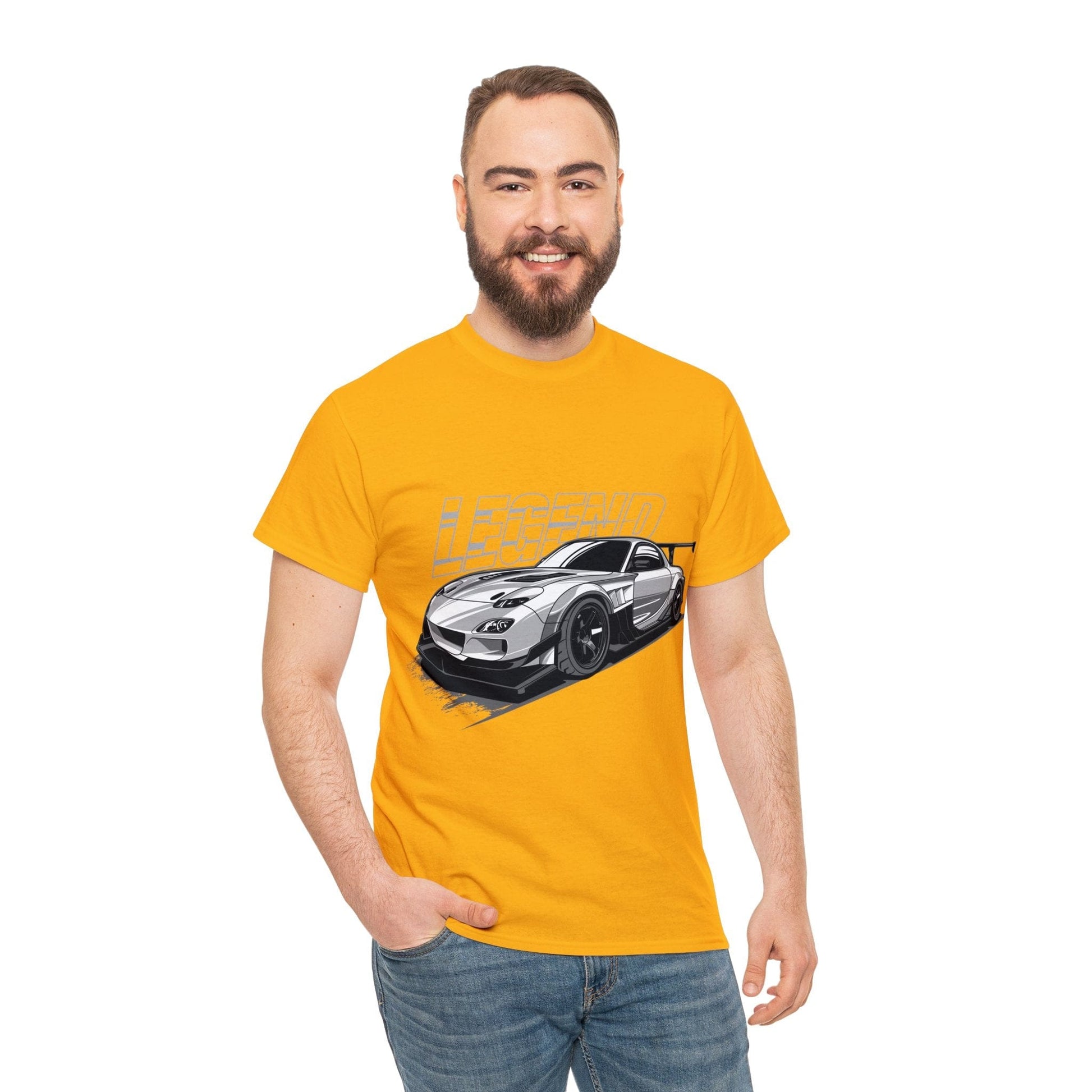 Mazda RX7 Legend JDM Graphic Tee Graphic Tees Australia Graphic T-Shirt Australia -  Cool Graphic T-Shirts Online - 