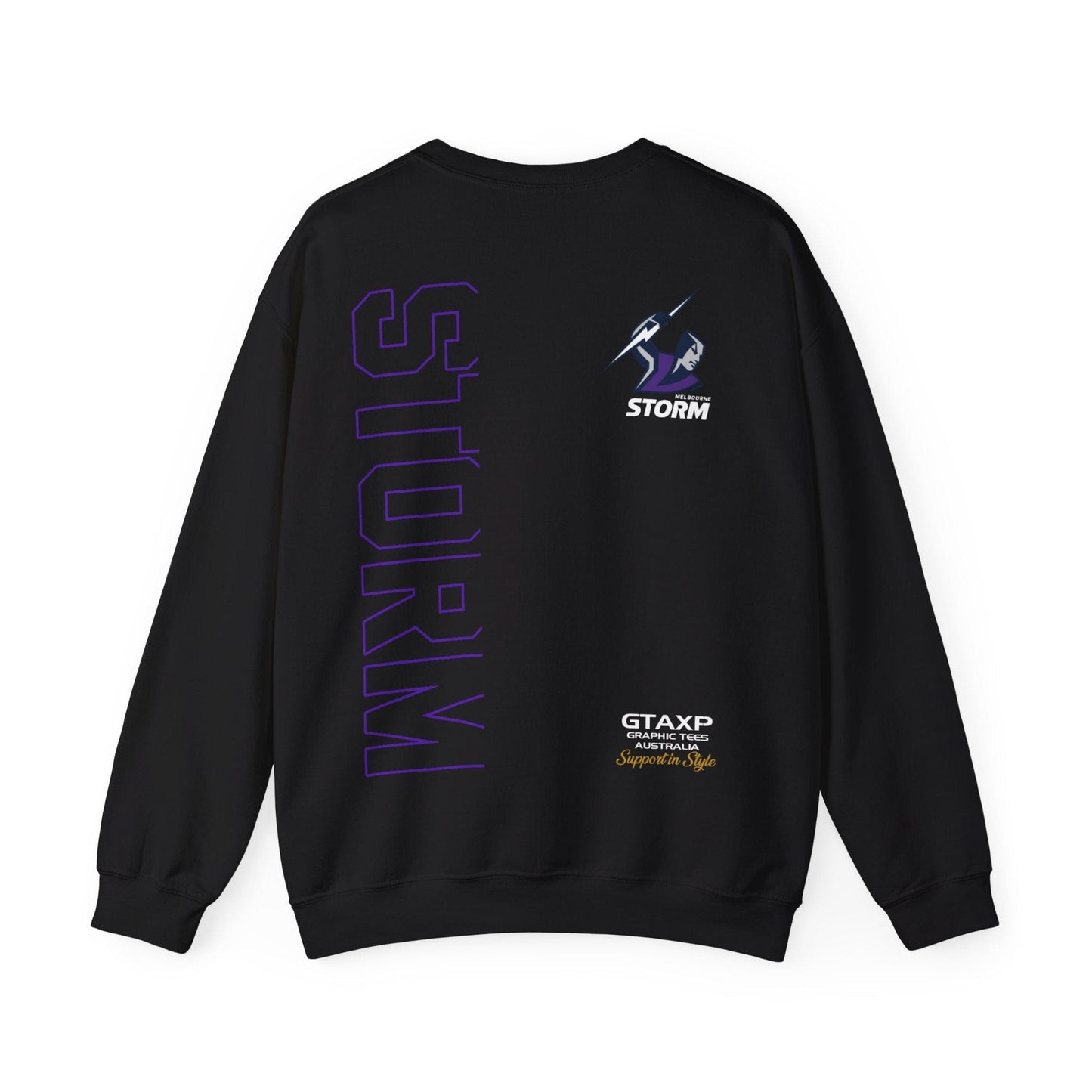 Melbourne Storm Duo Jumper Graphic Tees Australia Graphic T-Shirt Australia -  Cool Graphic T-Shirts Online -  Melbourne Storm Duo Jumper | Melbourne Storm Crew Sweater