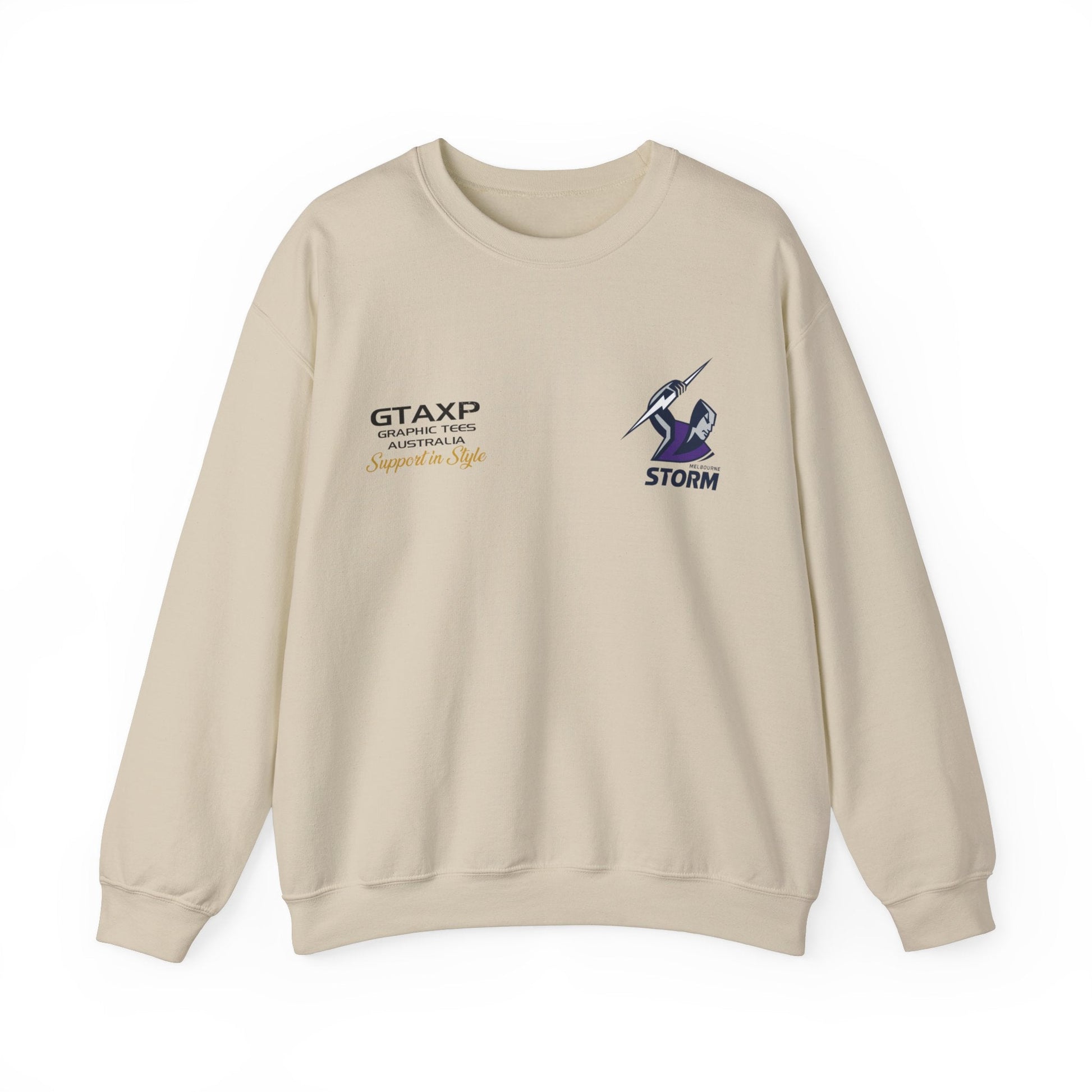 Melbourne Storm Duo Jumper Graphic Tees Australia Graphic T-Shirt Australia -  Cool Graphic T-Shirts Online -  Melbourne Storm Duo Jumper | Melbourne Storm Crew Sweater