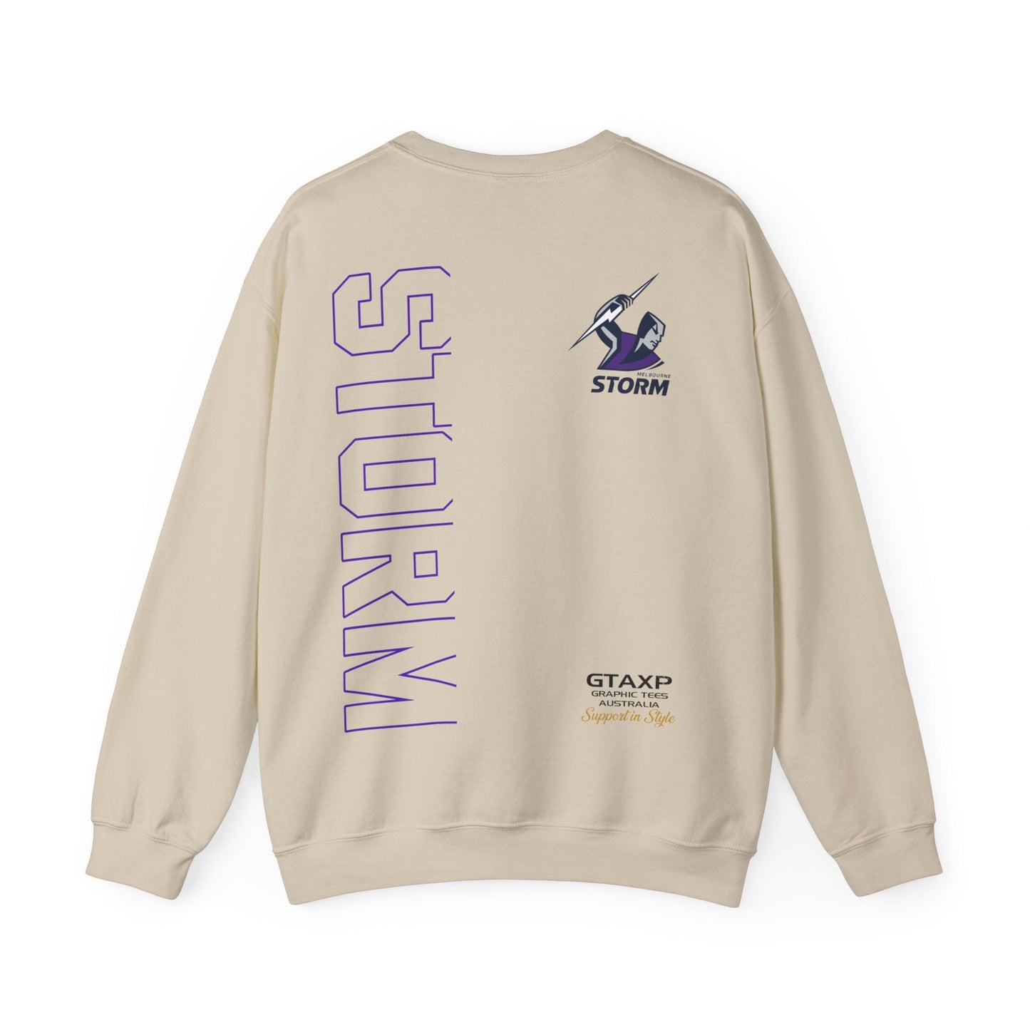 Melbourne Storm Duo Jumper Graphic Tees Australia Graphic T-Shirt Australia -  Cool Graphic T-Shirts Online -  Melbourne Storm Duo Jumper | Melbourne Storm Crew Sweater