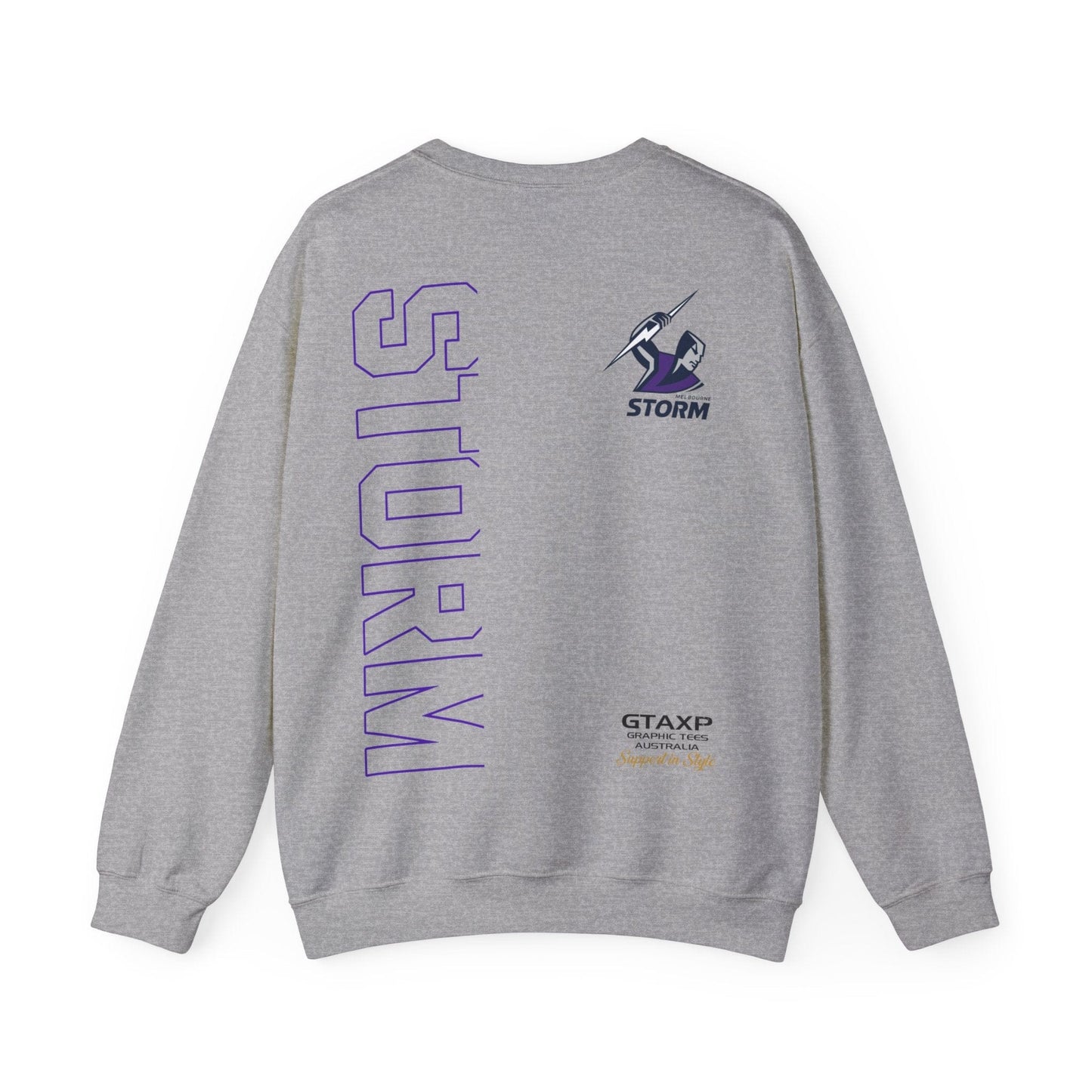 Melbourne Storm Duo Jumper Graphic Tees Australia Graphic T-Shirt Australia -  Cool Graphic T-Shirts Online -  Melbourne Storm Duo Jumper | Melbourne Storm Crew Sweater