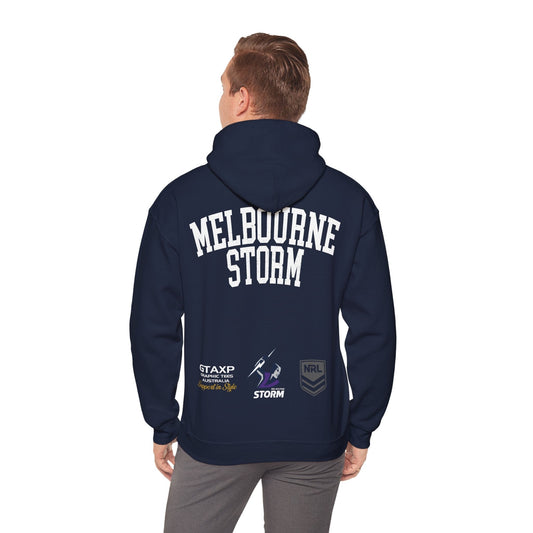 Melbourne Storm NRL Hoodie Printify Navy / S Graphic T-Shirt Australia -  Cool Graphic T-Shirts Online - 