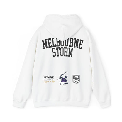 Melbourne Storm NRL Hoodie Printify Graphic T-Shirt Australia -  Cool Graphic T-Shirts Online - 