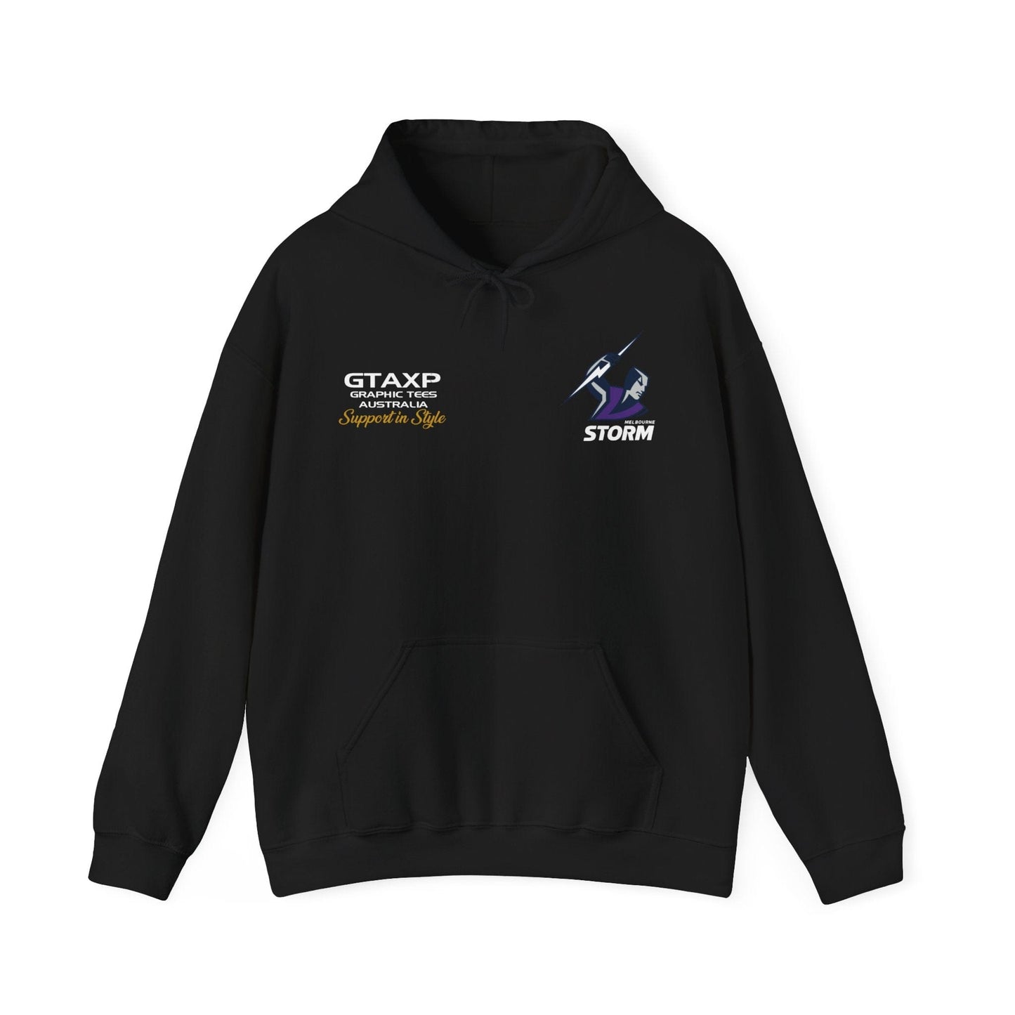 Melbourne Storm NRL Hoodie Printify Graphic T-Shirt Australia -  Cool Graphic T-Shirts Online - 