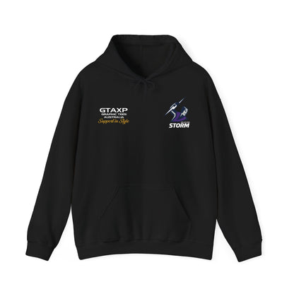 Melbourne Storm Storm-Man Hoodie Printify Graphic T-Shirt Australia -  Cool Graphic T-Shirts Online - 