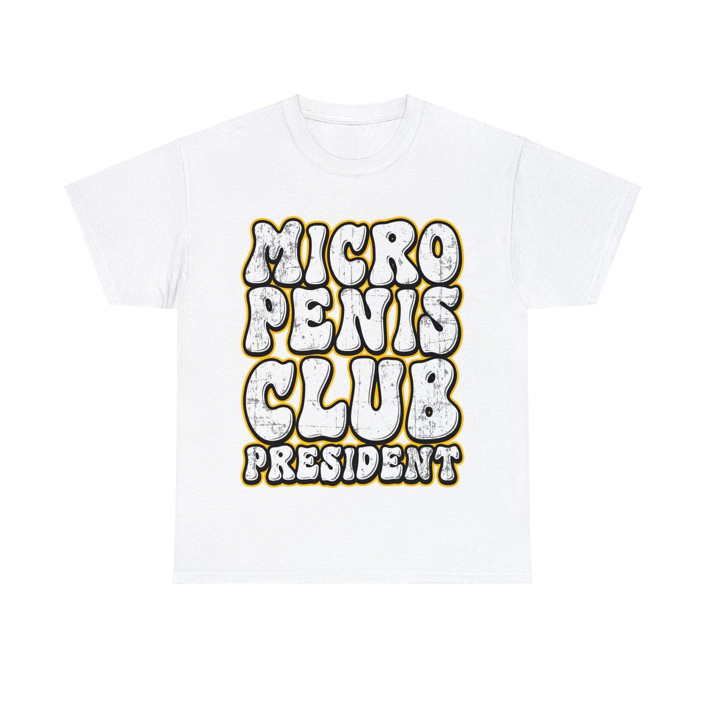 Micro Penis Club President  Graphic Tee Graphic Tees Australia White / S Graphic T-Shirt Australia -  Cool Graphic T-Shirts Online -  Micro Penis Club President T-Shirt | Rude & Offensive T-Shirts