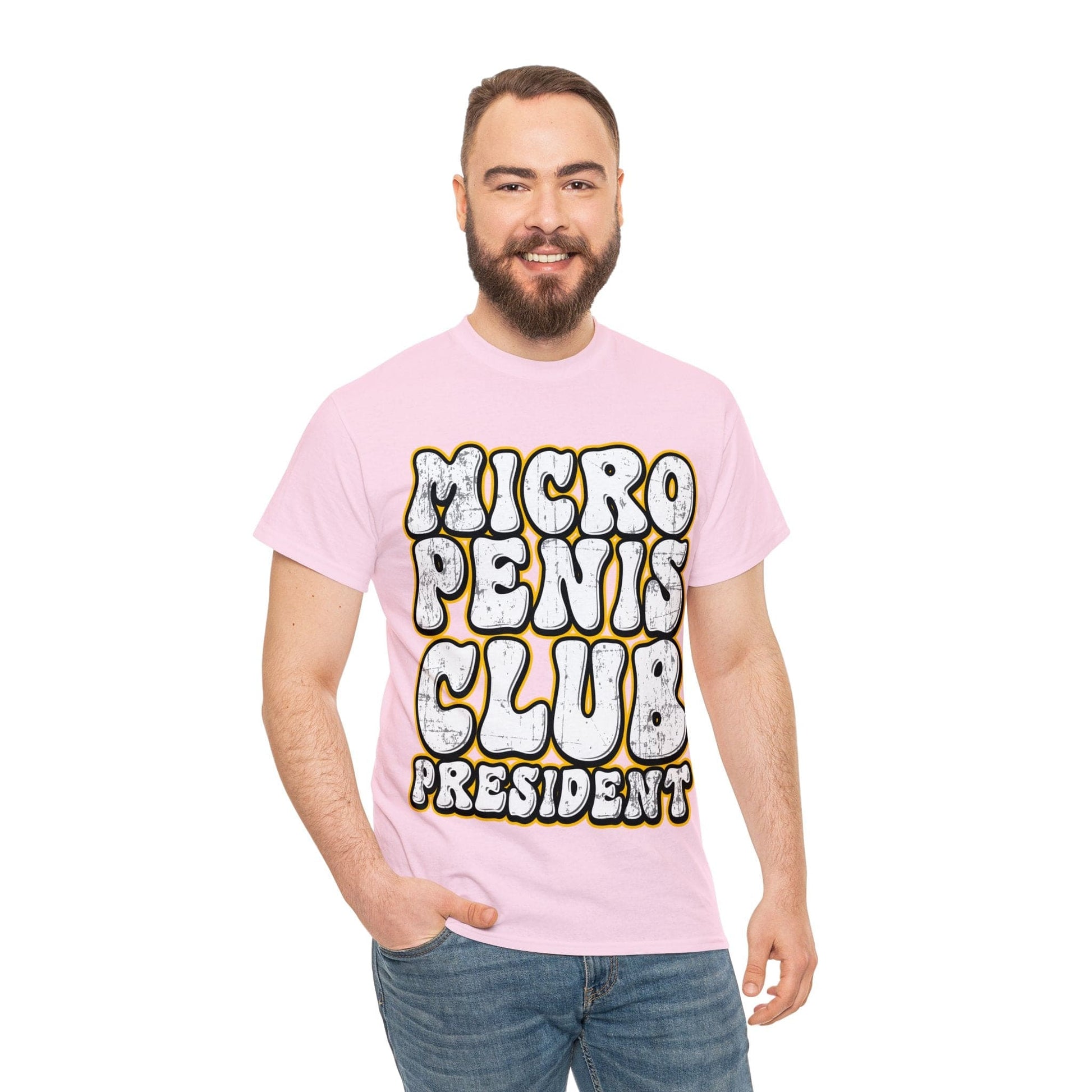 Micro Penis Club President  Graphic Tee Graphic Tees Australia Graphic T-Shirt Australia -  Cool Graphic T-Shirts Online -  Micro Penis Club President T-Shirt | Rude & Offensive T-Shirts