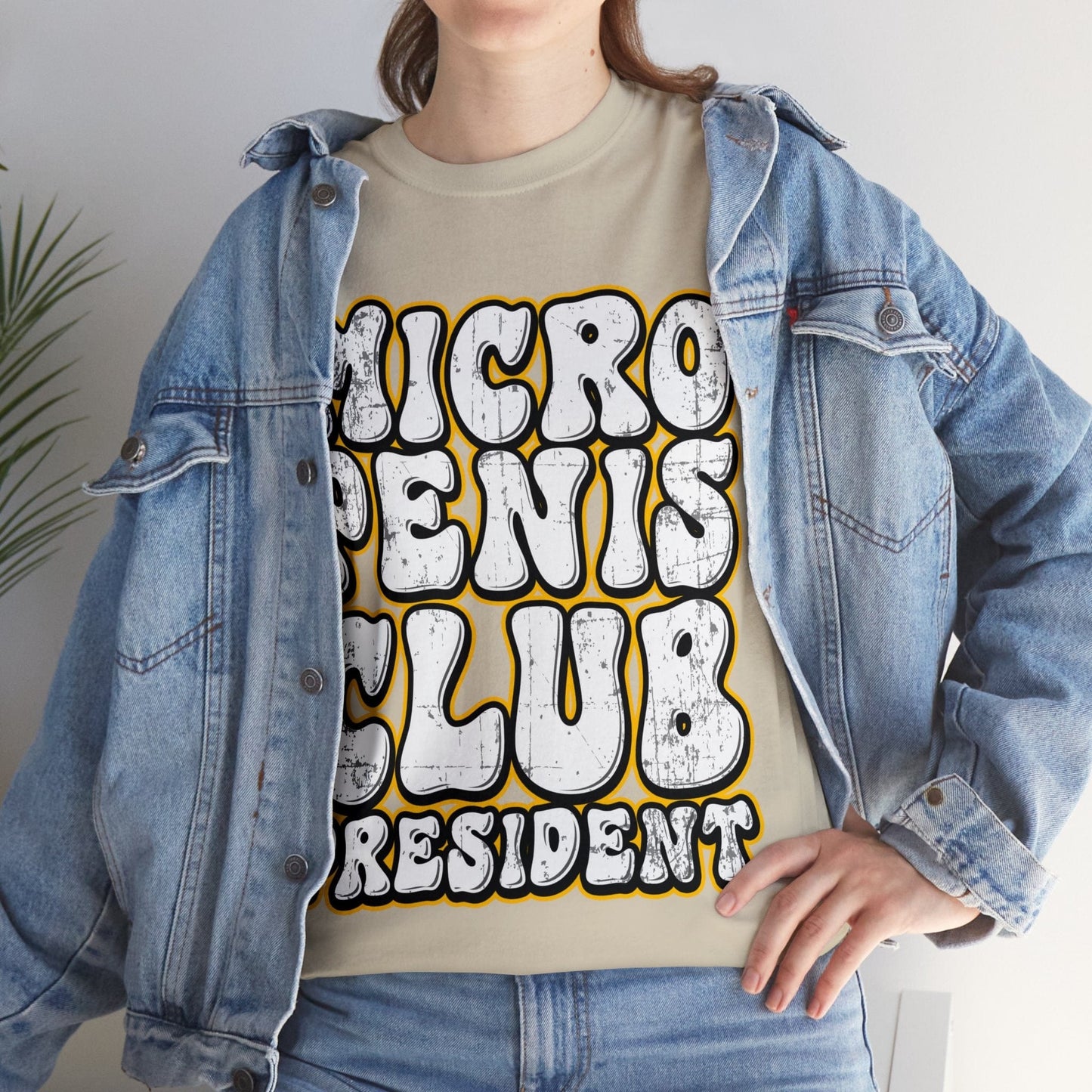 Micro Penis Club President  Graphic Tee Graphic Tees Australia Graphic T-Shirt Australia -  Cool Graphic T-Shirts Online -  Micro Penis Club President T-Shirt | Rude & Offensive T-Shirts