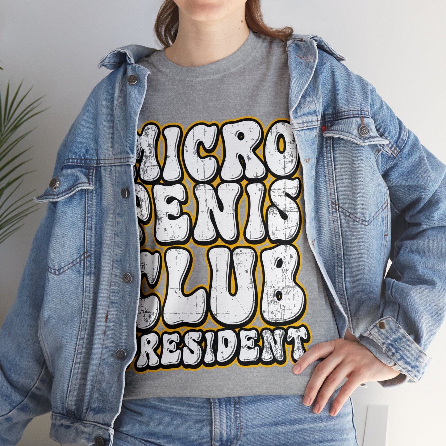 Micro Penis Club President  Graphic Tee Graphic Tees Australia Graphic T-Shirt Australia -  Cool Graphic T-Shirts Online -  Micro Penis Club President T-Shirt | Rude & Offensive T-Shirts