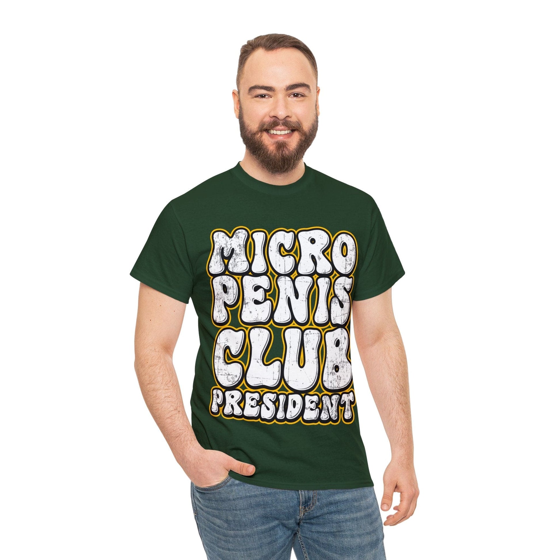 Micro Penis Club President  Graphic Tee Graphic Tees Australia Graphic T-Shirt Australia -  Cool Graphic T-Shirts Online -  Micro Penis Club President T-Shirt | Rude & Offensive T-Shirts