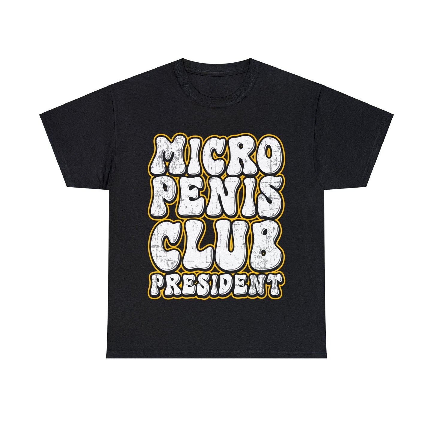 Micro Penis Club President  Graphic Tee Graphic Tees Australia Black / S Graphic T-Shirt Australia -  Cool Graphic T-Shirts Online -  Micro Penis Club President T-Shirt | Rude & Offensive T-Shirts