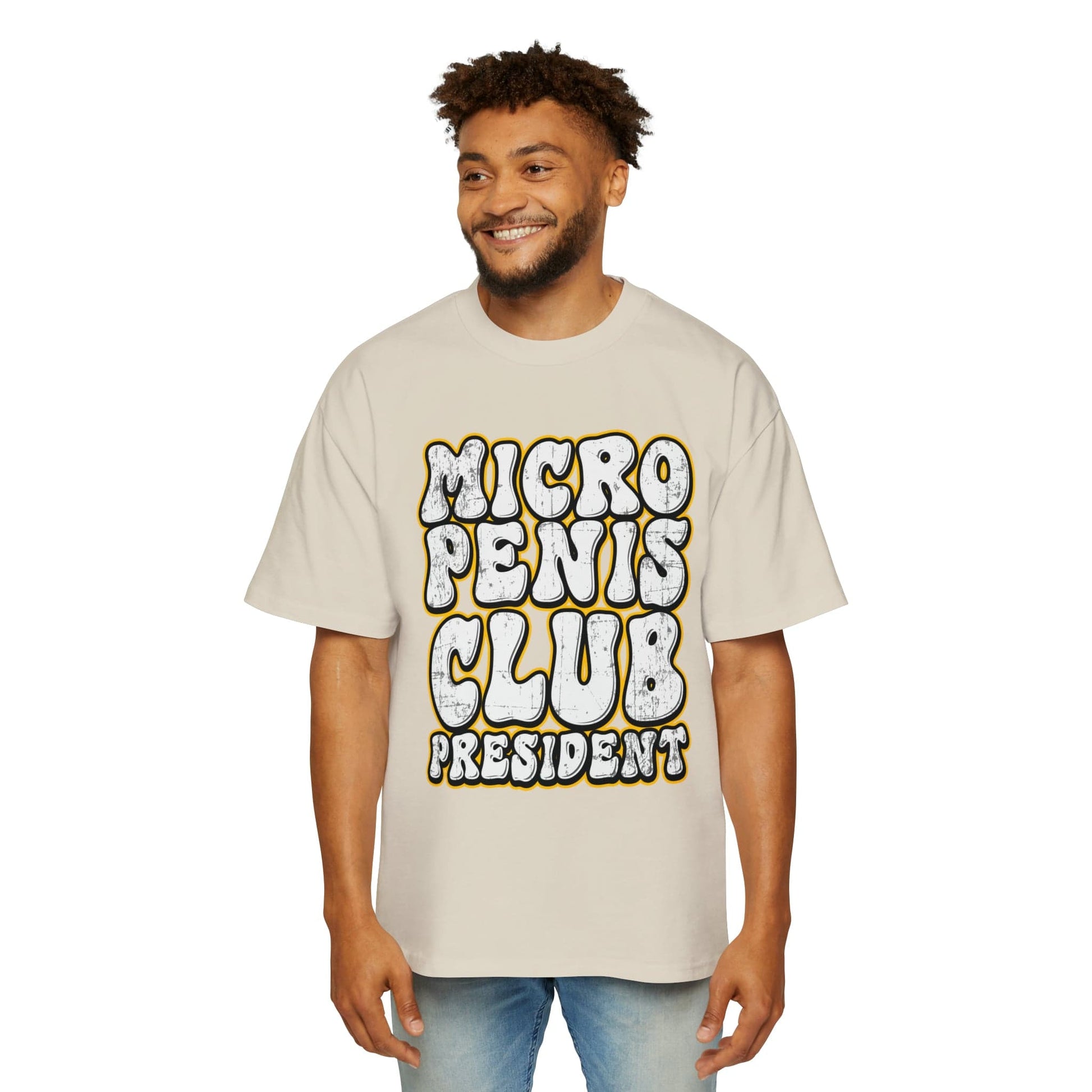 Micro Penis Club President Oversized Tee Graphic Tees Australia Graphic T-Shirt Australia -  Cool Graphic T-Shirts Online - 