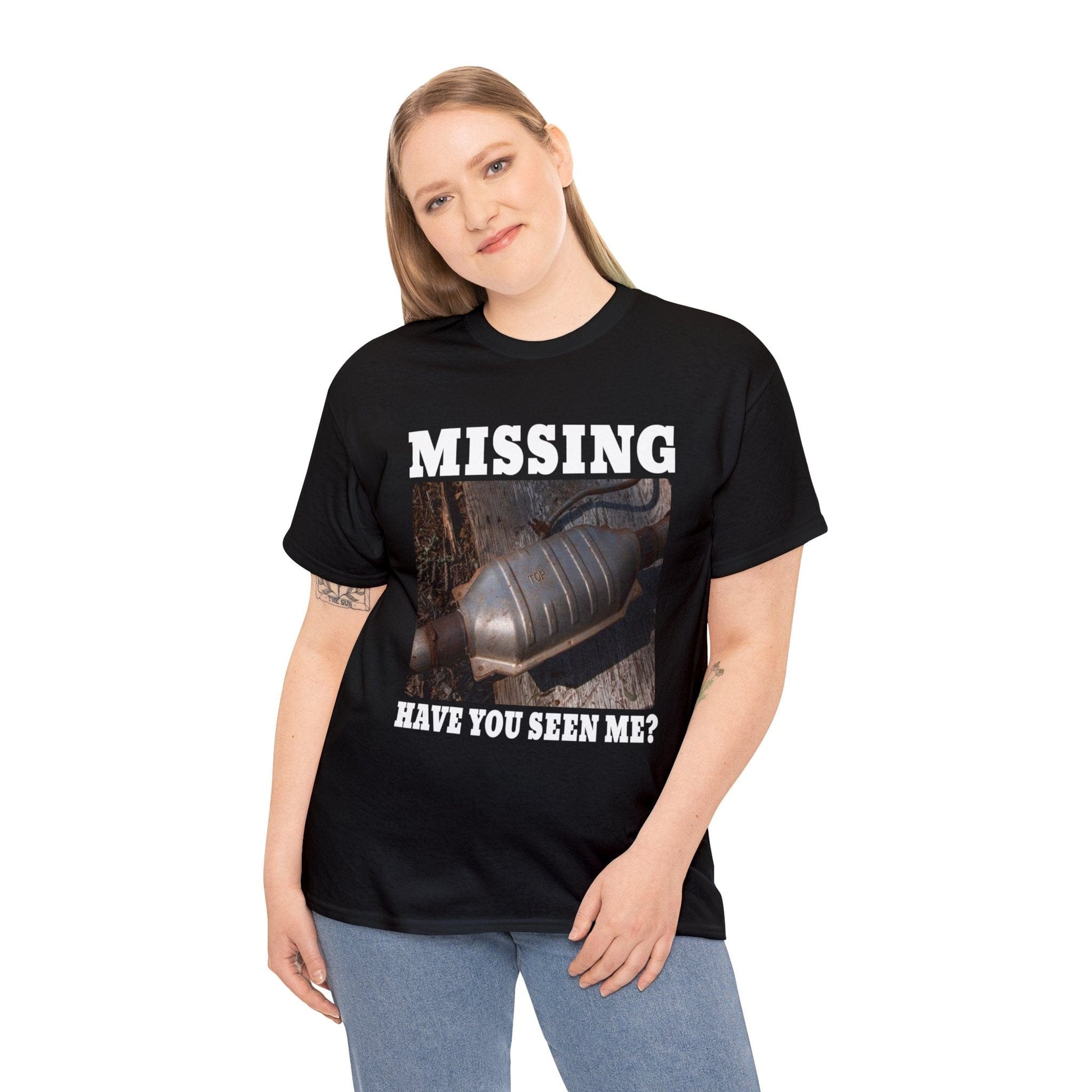 Missing Catalytic Converter Graphic Tee Graphic Tees Australia Graphic T-Shirt Australia -  Cool Graphic T-Shirts Online -  Missing Catalytic Converter T-Shirt | Funny Graphic T-Shirt