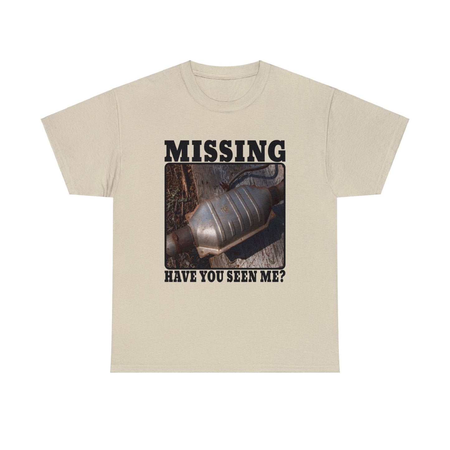 Missing Catalytic Converter Graphic Tee Graphic Tees Australia Graphic T-Shirt Australia -  Cool Graphic T-Shirts Online -  Missing Catalytic Converter T-Shirt | Funny Graphic T-Shirt