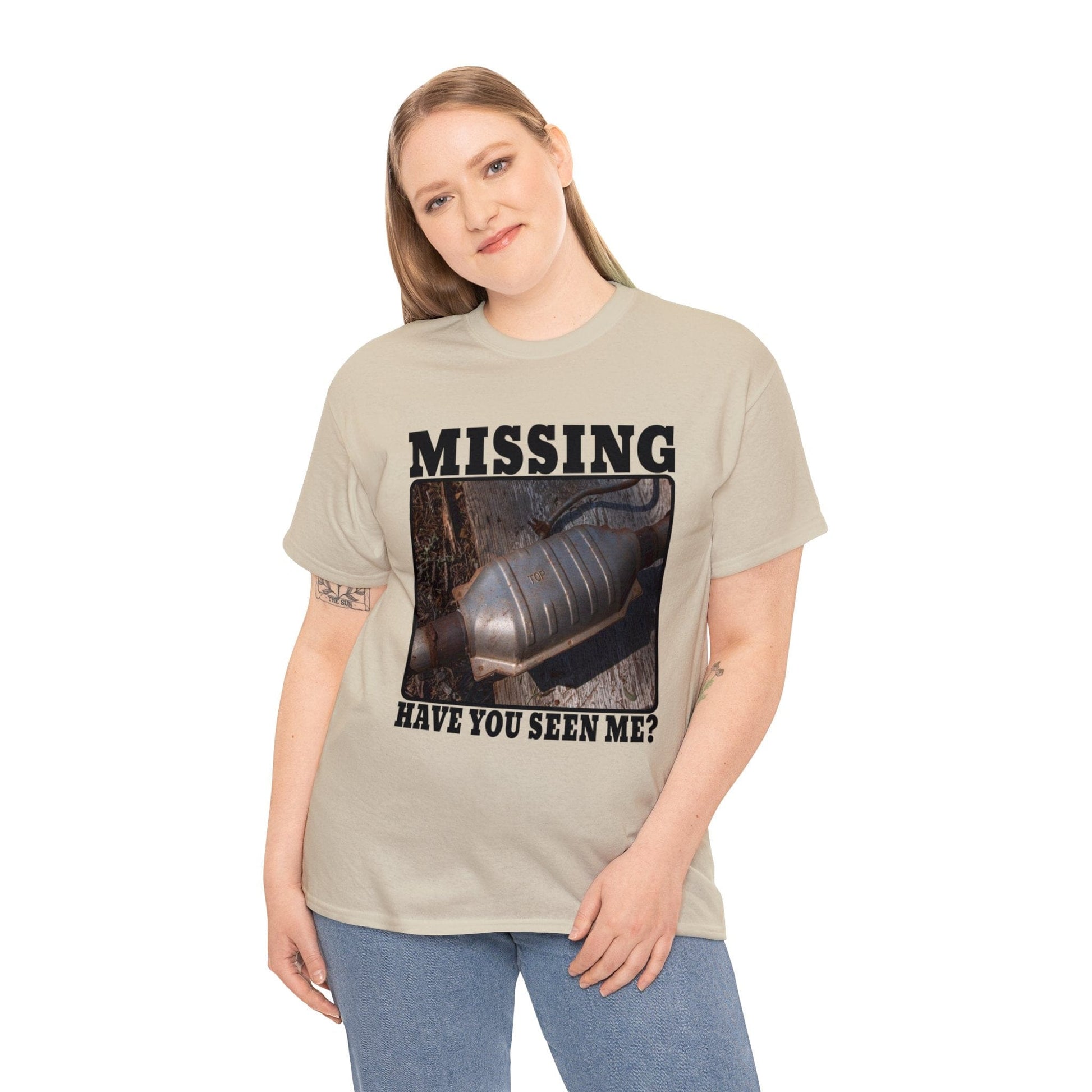 Missing Catalytic Converter Graphic Tee Graphic Tees Australia Graphic T-Shirt Australia -  Cool Graphic T-Shirts Online -  Missing Catalytic Converter T-Shirt | Funny Graphic T-Shirt