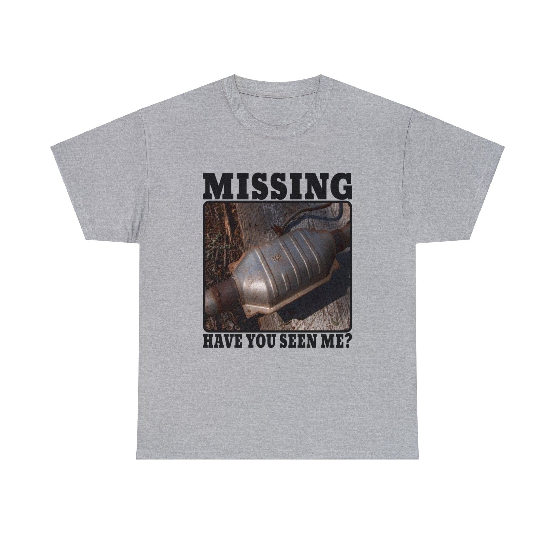 Missing Catalytic Converter Graphic Tee Graphic Tees Australia Graphic T-Shirt Australia -  Cool Graphic T-Shirts Online -  Missing Catalytic Converter T-Shirt | Funny Graphic T-Shirt