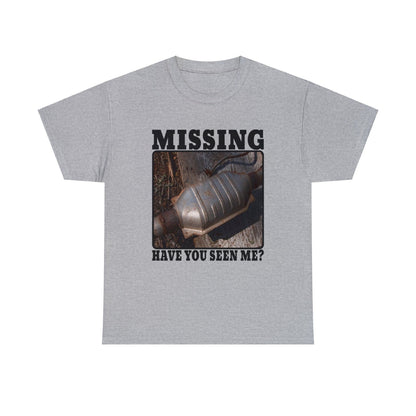 Missing Catalytic Converter Graphic Tee Graphic Tees Australia Graphic T-Shirt Australia -  Cool Graphic T-Shirts Online -  Missing Catalytic Converter T-Shirt | Funny Graphic T-Shirt