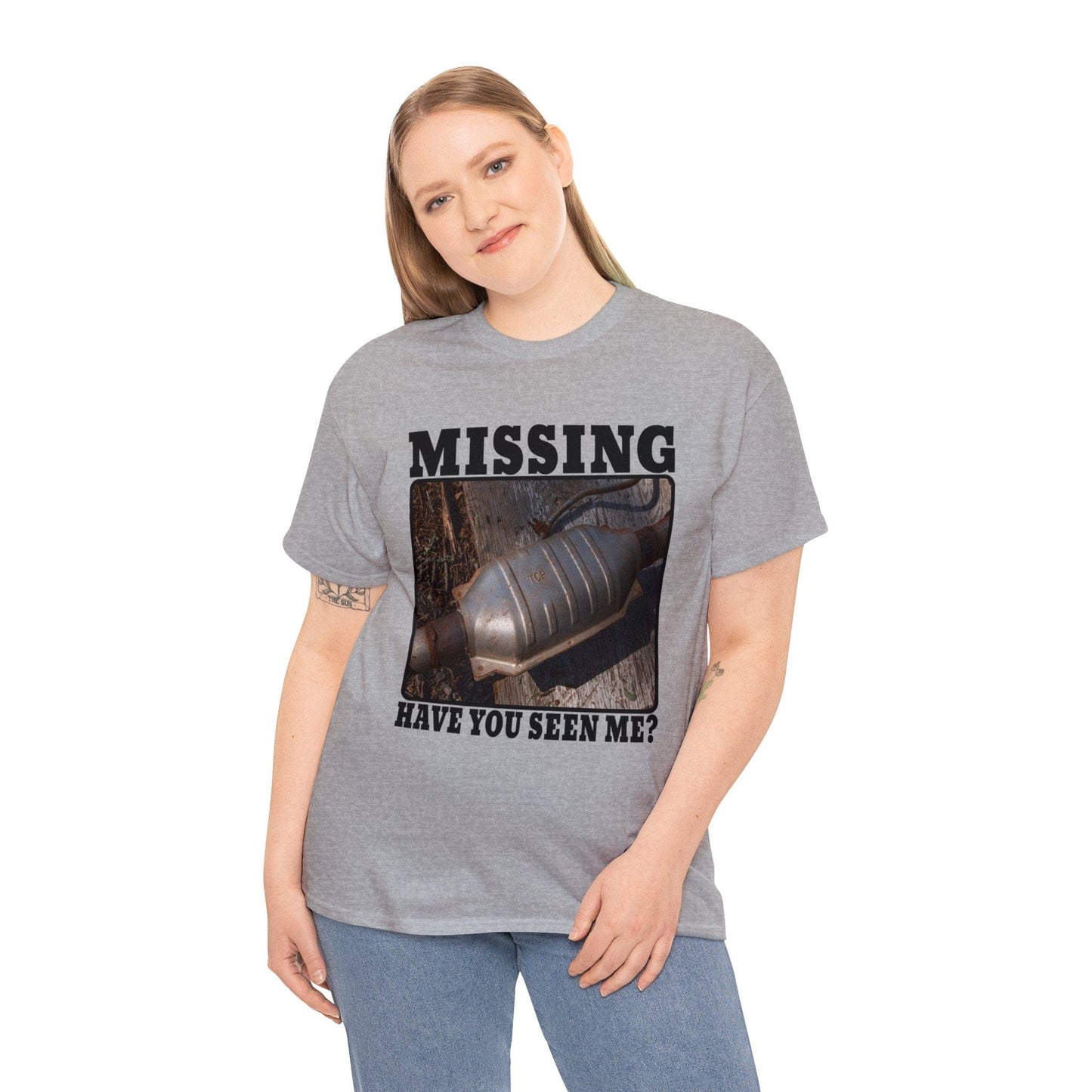 Missing Catalytic Converter Graphic Tee Graphic Tees Australia Graphic T-Shirt Australia -  Cool Graphic T-Shirts Online -  Missing Catalytic Converter T-Shirt | Funny Graphic T-Shirt