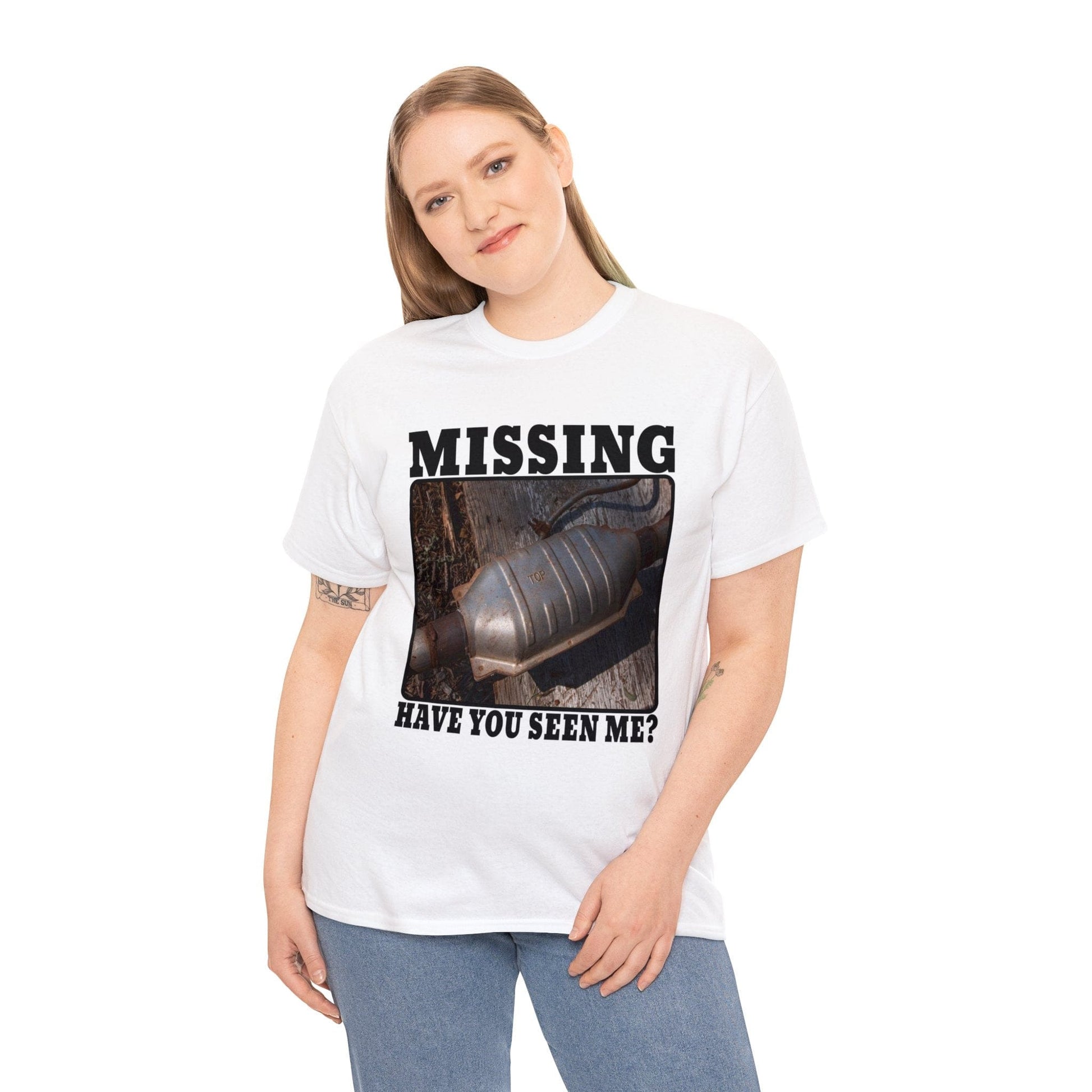 Missing Catalytic Converter Graphic Tee Graphic Tees Australia Graphic T-Shirt Australia -  Cool Graphic T-Shirts Online -  Missing Catalytic Converter T-Shirt | Funny Graphic T-Shirt