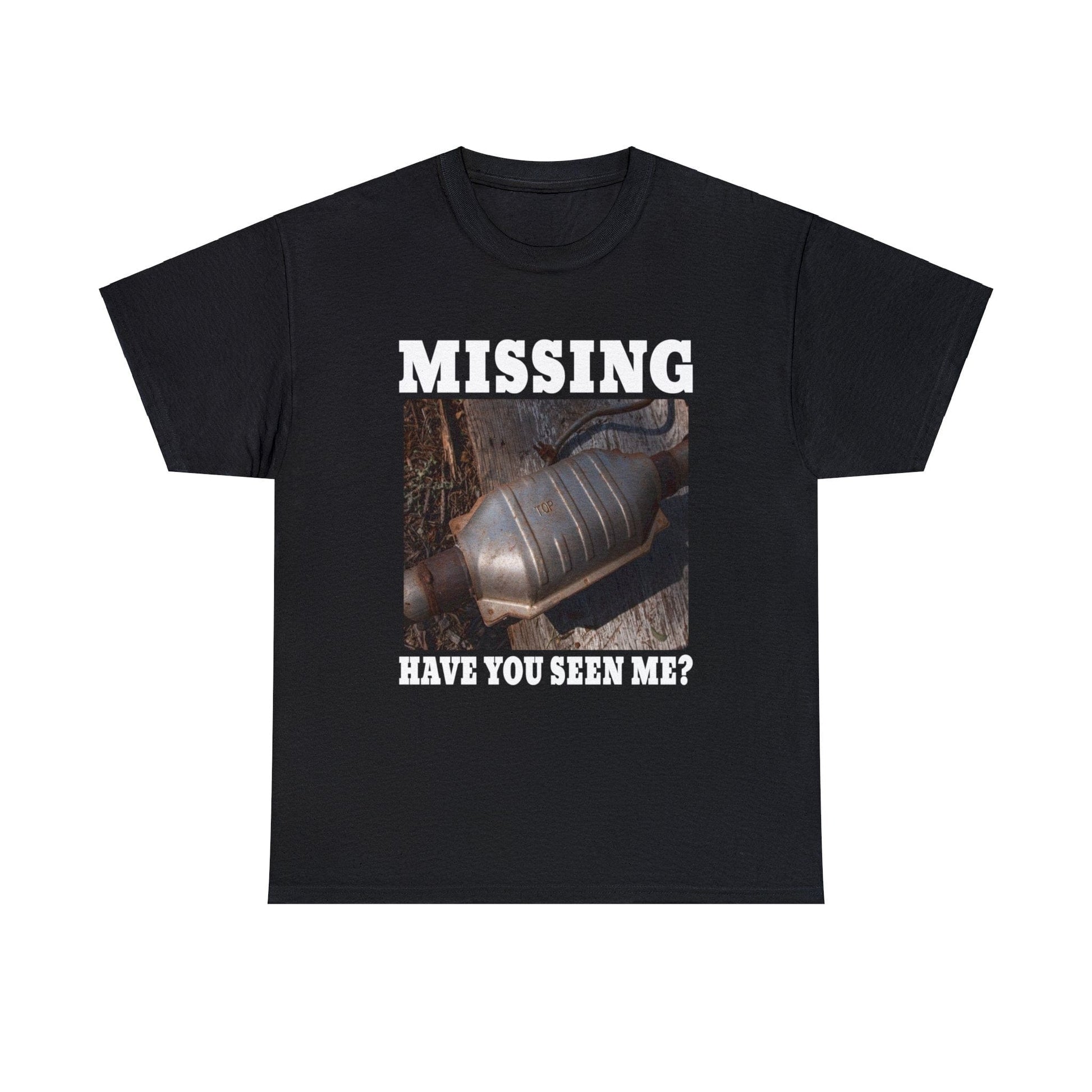 Missing Catalytic Converter Graphic Tee Graphic Tees Australia Graphic T-Shirt Australia -  Cool Graphic T-Shirts Online -  Missing Catalytic Converter T-Shirt | Funny Graphic T-Shirt