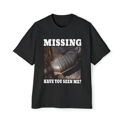 Missing Catalytic Converter Oversized Tee Graphic Tees Australia Black / S Graphic T-Shirt Australia -  Cool Graphic T-Shirts Online - 