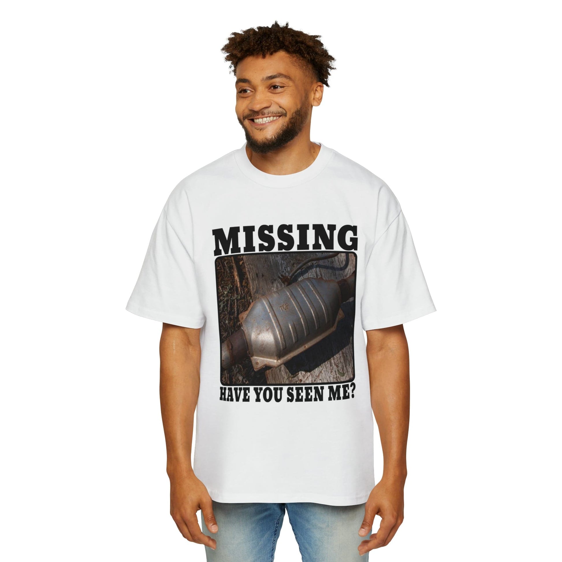 Missing Catalytic Converter Oversized Tee Graphic Tees Australia Graphic T-Shirt Australia -  Cool Graphic T-Shirts Online - 