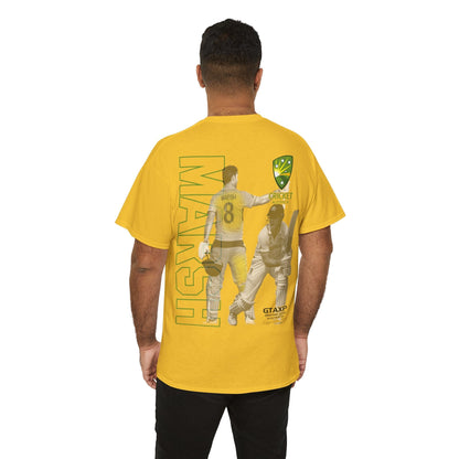 Mitch Marsh T20 World Cup Graphic Tee Graphic Tees Australia Daisy / S Graphic T-Shirt Australia -  Cool Graphic T-Shirts Online -  Mitch Marsh T20 World Cup T-Shirt | Cricket Australia Merchandise