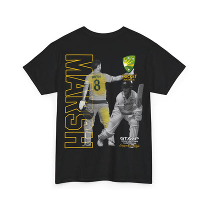 Mitch Marsh T20 World Cup Graphic Tee Graphic Tees Australia Graphic T-Shirt Australia -  Cool Graphic T-Shirts Online -  Mitch Marsh T20 World Cup T-Shirt | Cricket Australia Merchandise