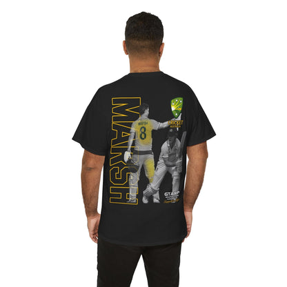 Mitch Marsh T20 World Cup TShirt Printify Black / S Graphic T-Shirt Australia -  Cool Graphic T-Shirts Online - 