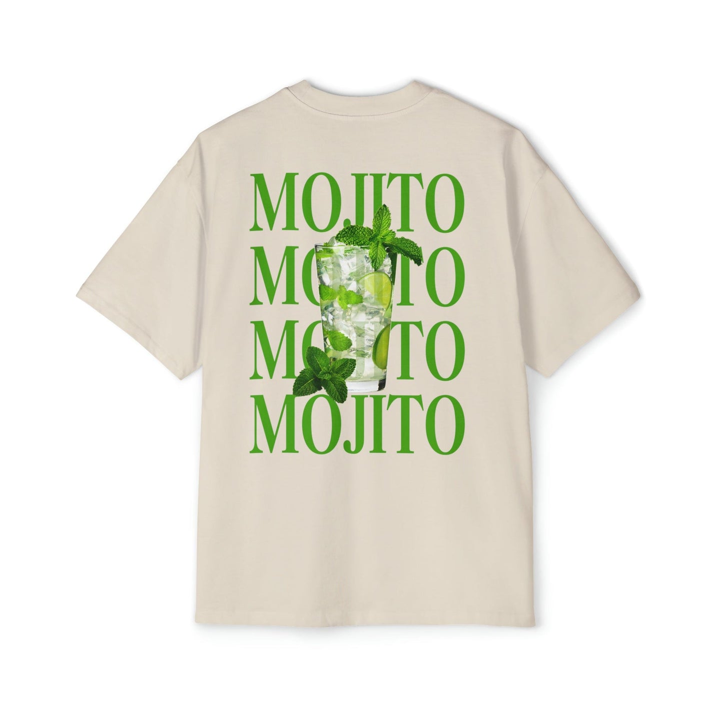 Mojito Oversized Tee Graphic Tees Australia Ecru / S Graphic T-Shirt Australia -  Cool Graphic T-Shirts Online -  Mojito Oversized Tee | Oversized Graphic T-Shirt Australia