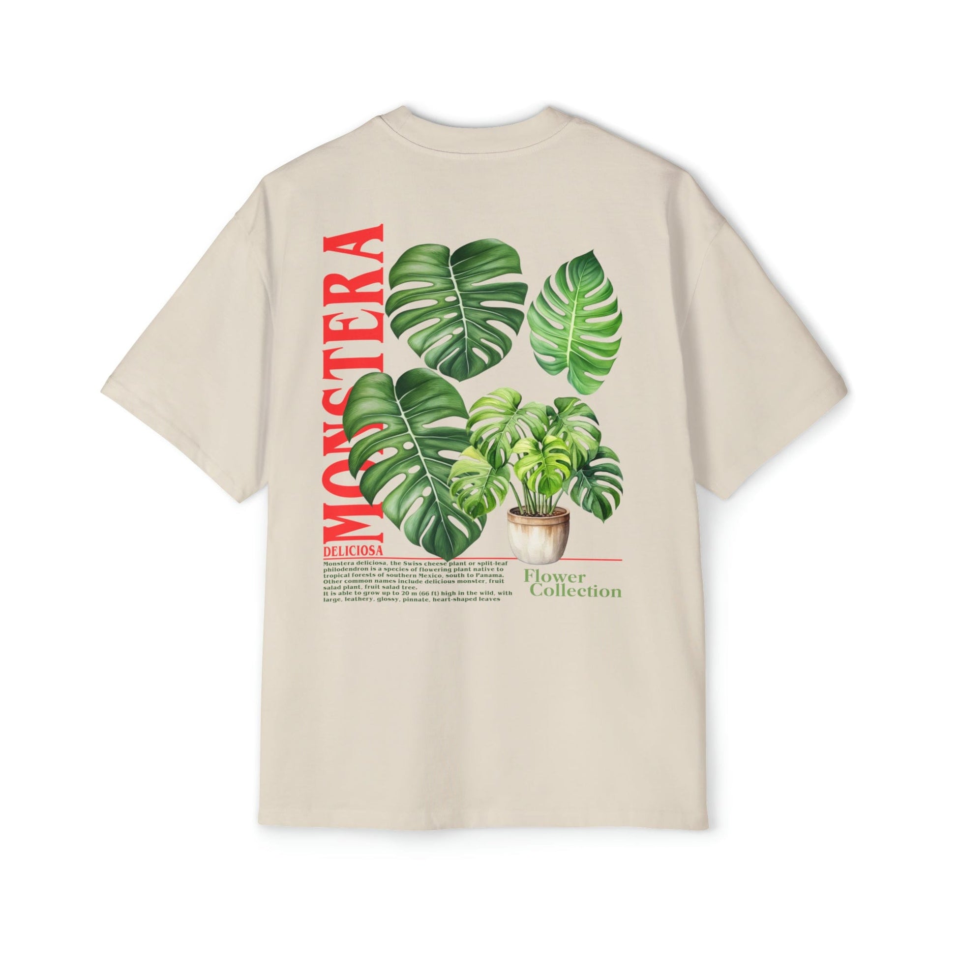 Monstera Oversized Tee Graphic Tees Australia Graphic T-Shirt Australia -  Cool Graphic T-Shirts Online -  Monstera Oversized Tee | Cool Graphic T-Shirts Online