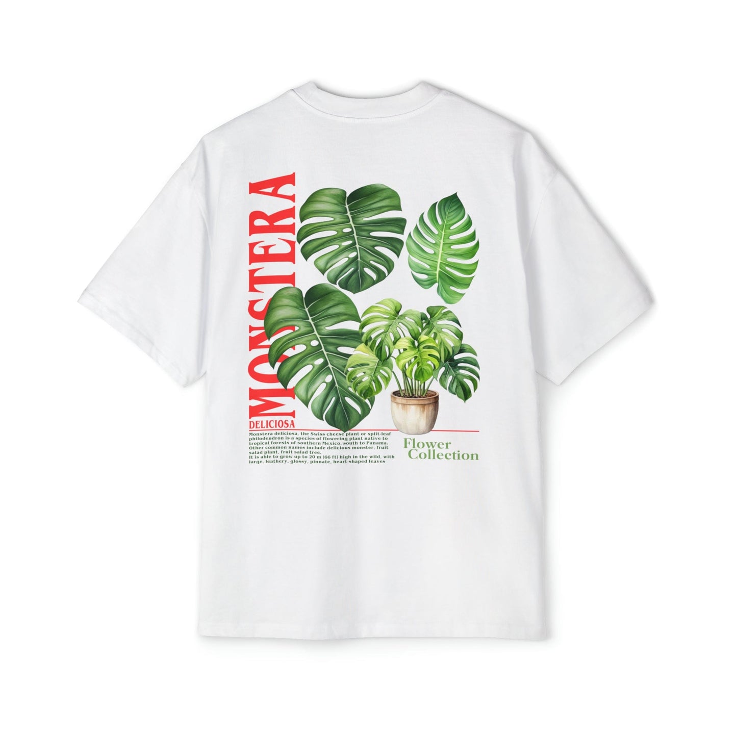 Monstera Oversized Tee Graphic Tees Australia Graphic T-Shirt Australia -  Cool Graphic T-Shirts Online -  Monstera Oversized Tee | Cool Graphic T-Shirts Online