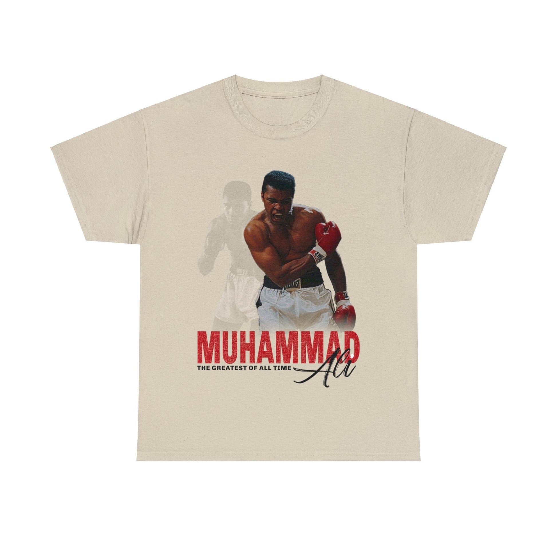 Muhammud Ali GOAT Graphic Tee Graphic Tees Australia Graphic T-Shirt Australia -  Cool Graphic T-Shirts Online - 