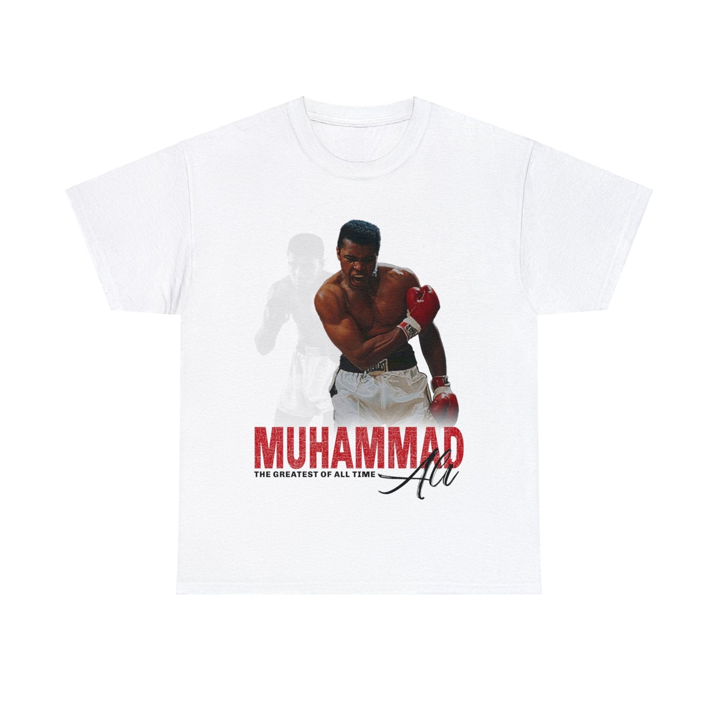 Muhammud Ali GOAT Graphic Tee Graphic Tees Australia Graphic T-Shirt Australia -  Cool Graphic T-Shirts Online - 