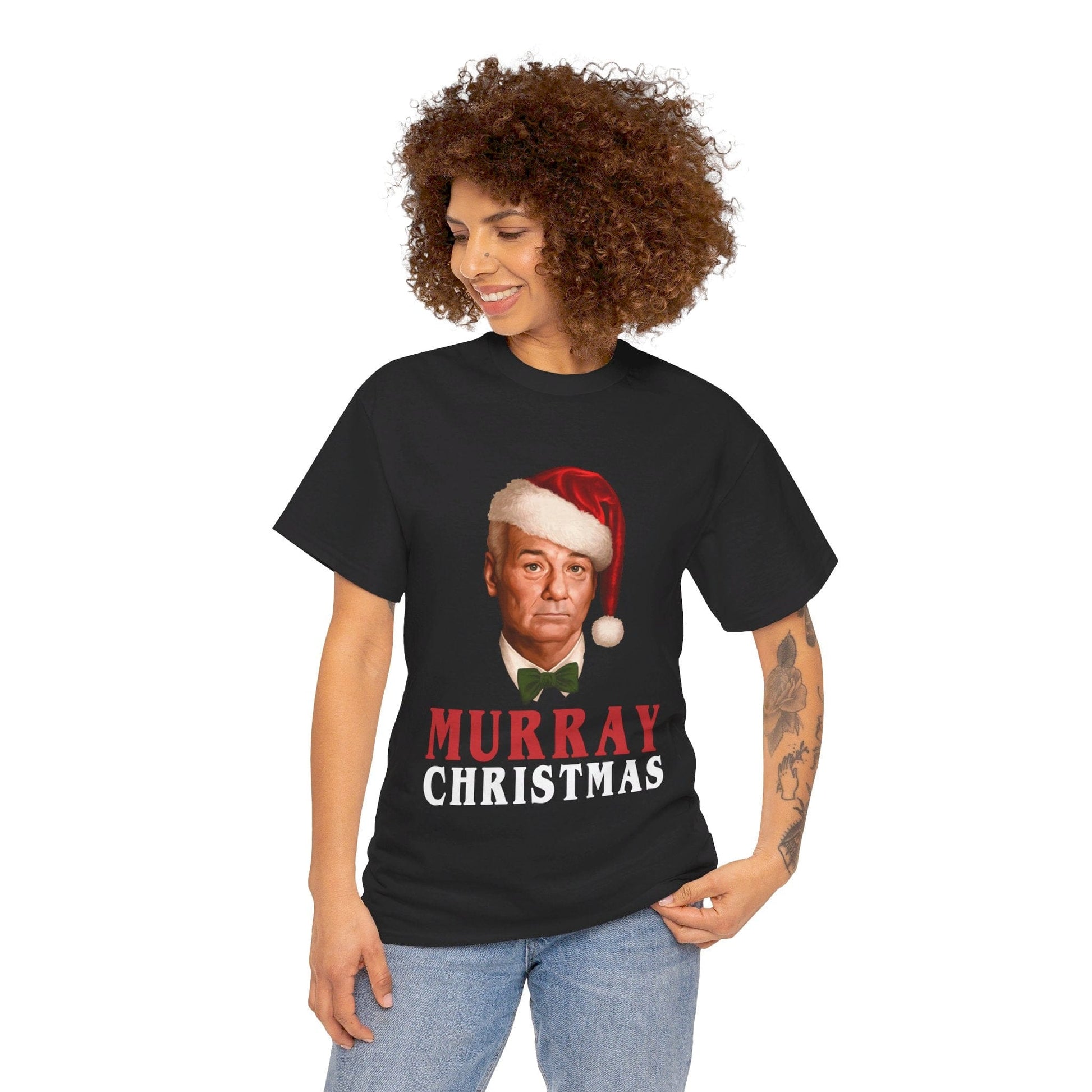 Murray Christmas Graphic Tee Graphic Tees Australia Black / S Graphic T-Shirt Australia -  Cool Graphic T-Shirts Online -  Murray Christmas T-shirt | Funny Christmas T-Shirt