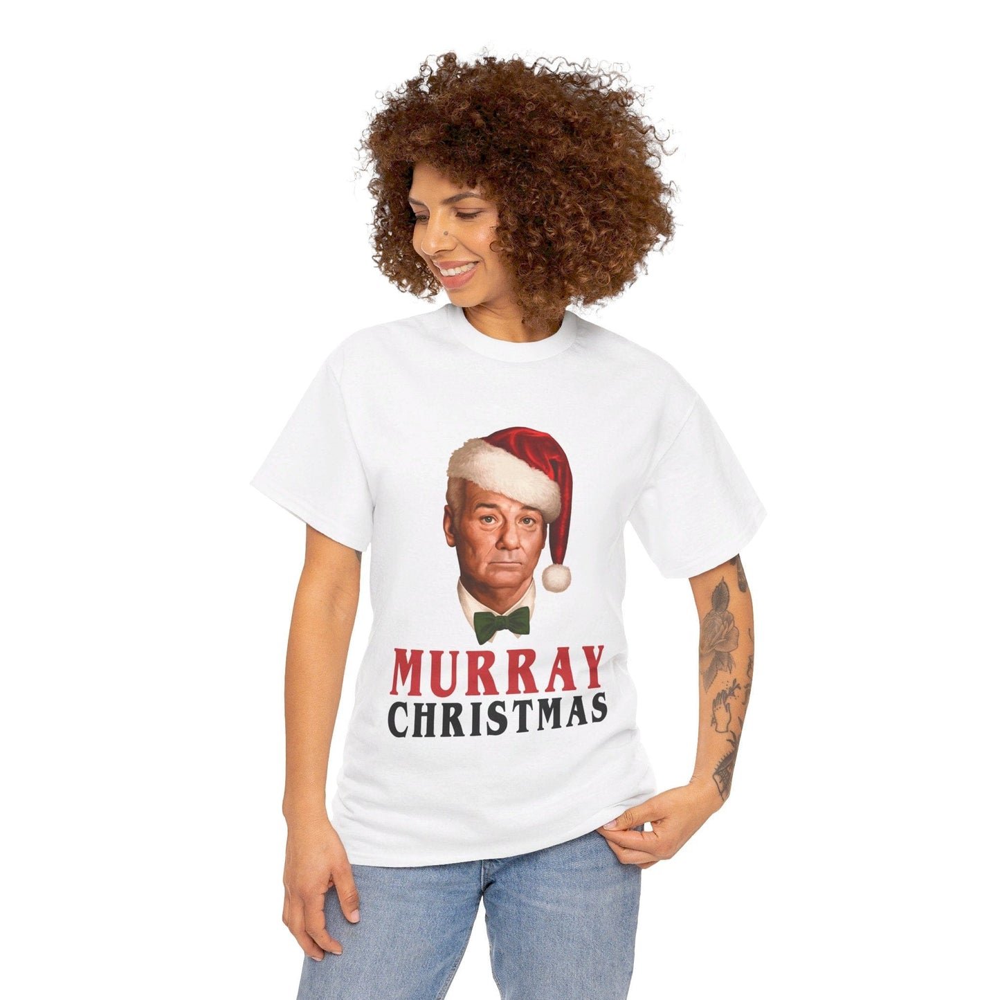 Murray Christmas Graphic Tee Graphic Tees Australia White / S Graphic T-Shirt Australia -  Cool Graphic T-Shirts Online -  Murray Christmas T-shirt | Funny Christmas T-Shirt