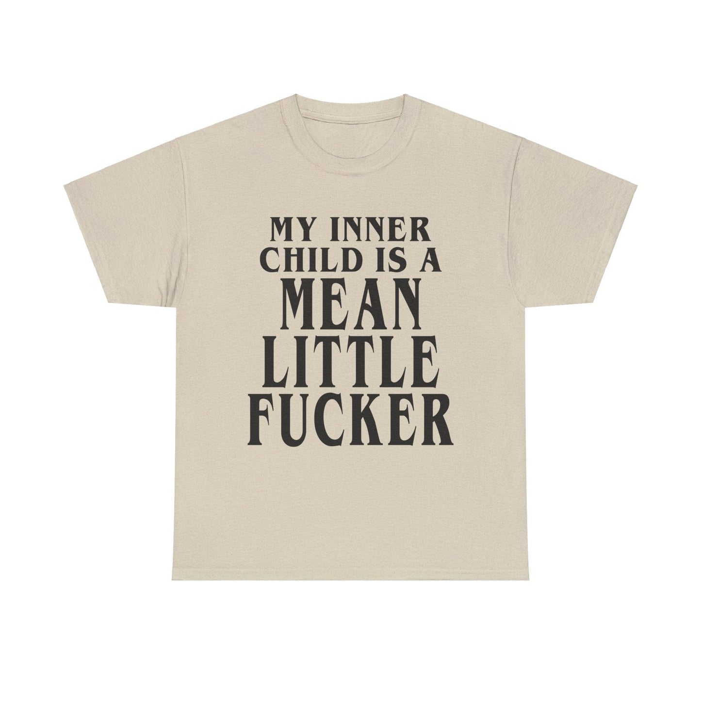 My Inner Child Is A Mean Little Fucker Graphic Tee Graphic Tees Australia Graphic T-Shirt Australia -  Cool Graphic T-Shirts Online -  My Inner Child Is A Mean Little Fucker T-Shirt