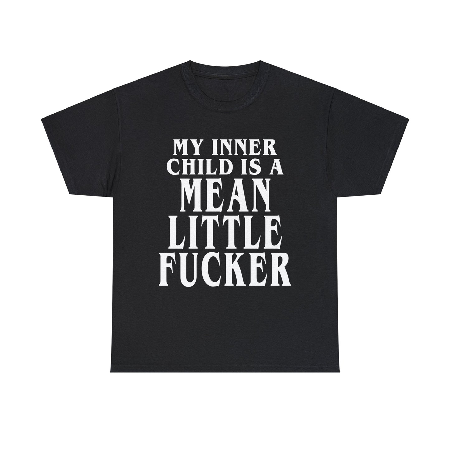 My Inner Child Is A Mean Little Fucker Graphic Tee Graphic Tees Australia Graphic T-Shirt Australia -  Cool Graphic T-Shirts Online -  My Inner Child Is A Mean Little Fucker T-Shirt