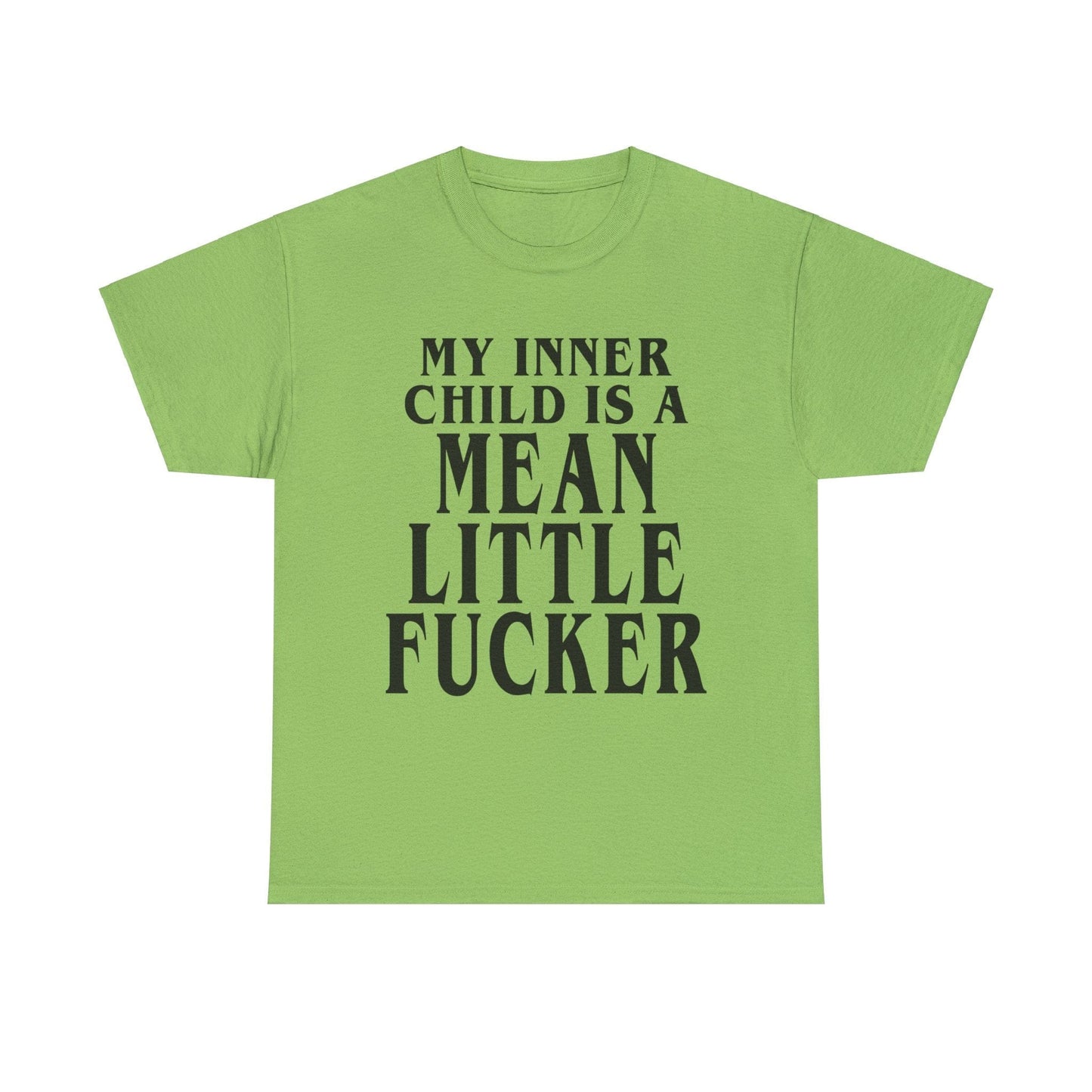 My Inner Child Is A Mean Little Fucker Graphic Tee Graphic Tees Australia Graphic T-Shirt Australia -  Cool Graphic T-Shirts Online -  My Inner Child Is A Mean Little Fucker T-Shirt