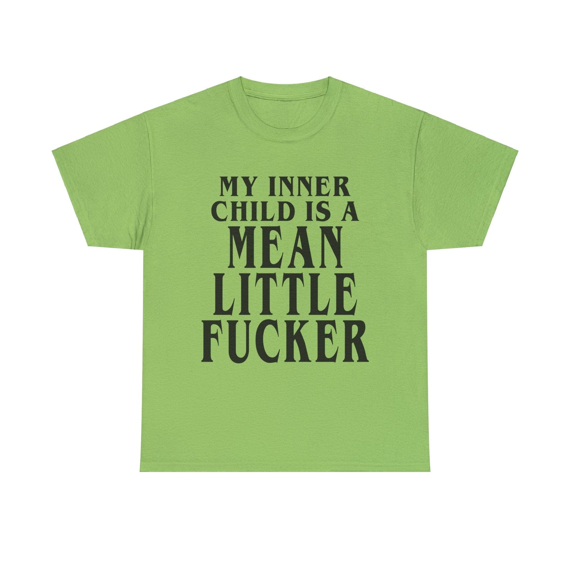 My Inner Child Is A Mean Little Fucker Graphic Tee Graphic Tees Australia Graphic T-Shirt Australia -  Cool Graphic T-Shirts Online -  My Inner Child Is A Mean Little Fucker T-Shirt