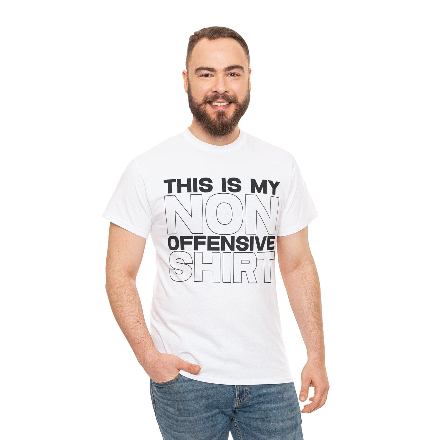 My Non Offensive Shirt Graphic Tee Graphic Tees Australia White / S Graphic T-Shirt Australia -  Cool Graphic T-Shirts Online -  My Non Offensive Shirt T-Shirt | Funny Graphic T-Shirts Australia