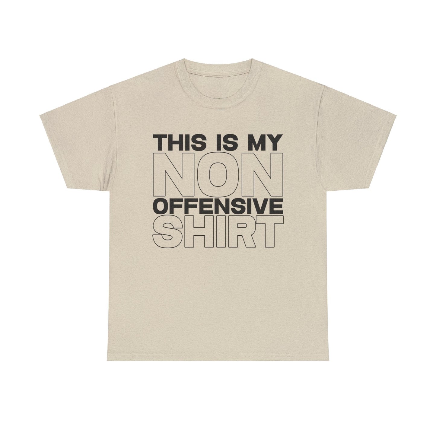 My Non Offensive Shirt Graphic Tee Graphic Tees Australia Graphic T-Shirt Australia -  Cool Graphic T-Shirts Online -  My Non Offensive Shirt T-Shirt | Funny Graphic T-Shirts Australia