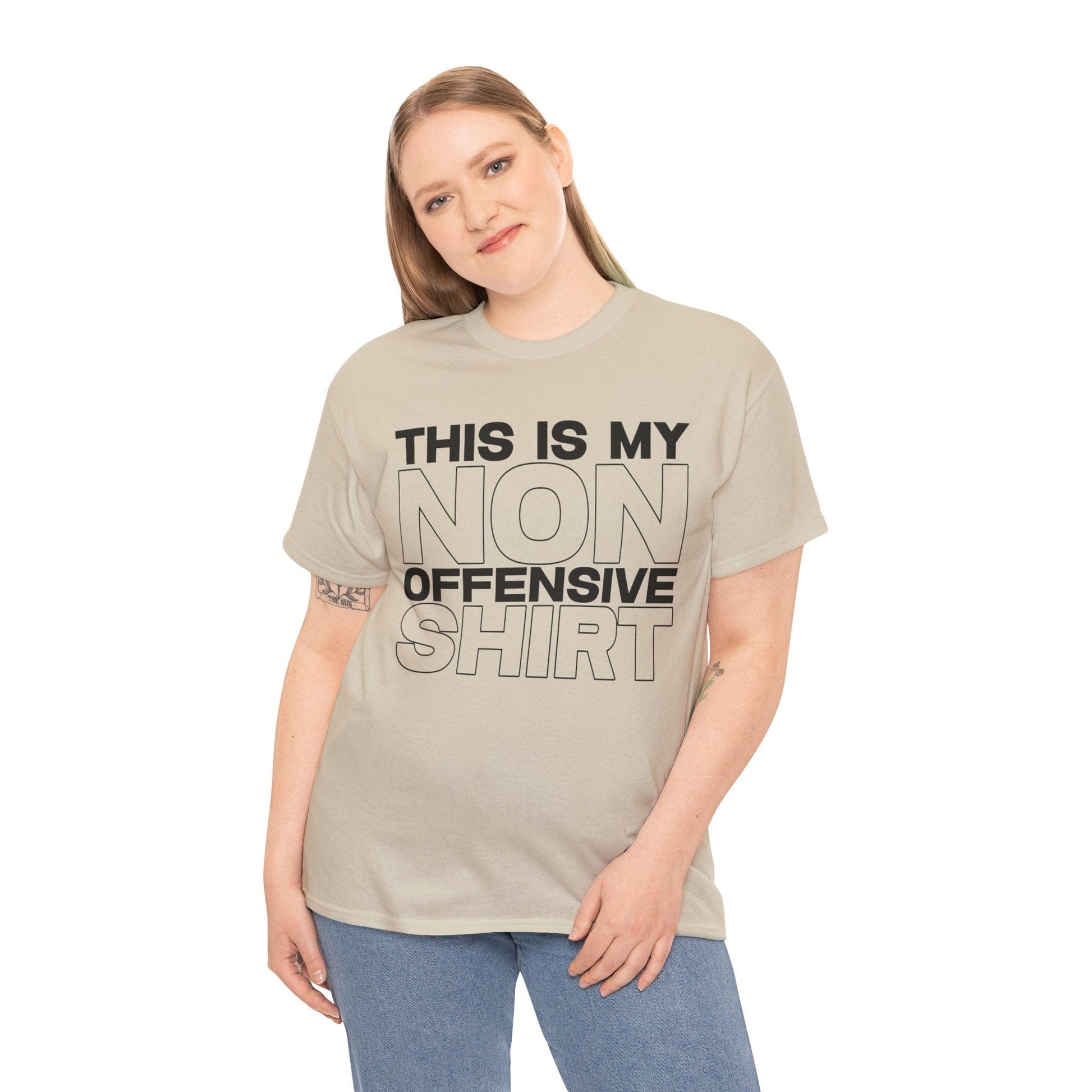 My Non Offensive Shirt Graphic Tee Graphic Tees Australia Graphic T-Shirt Australia -  Cool Graphic T-Shirts Online -  My Non Offensive Shirt T-Shirt | Funny Graphic T-Shirts Australia