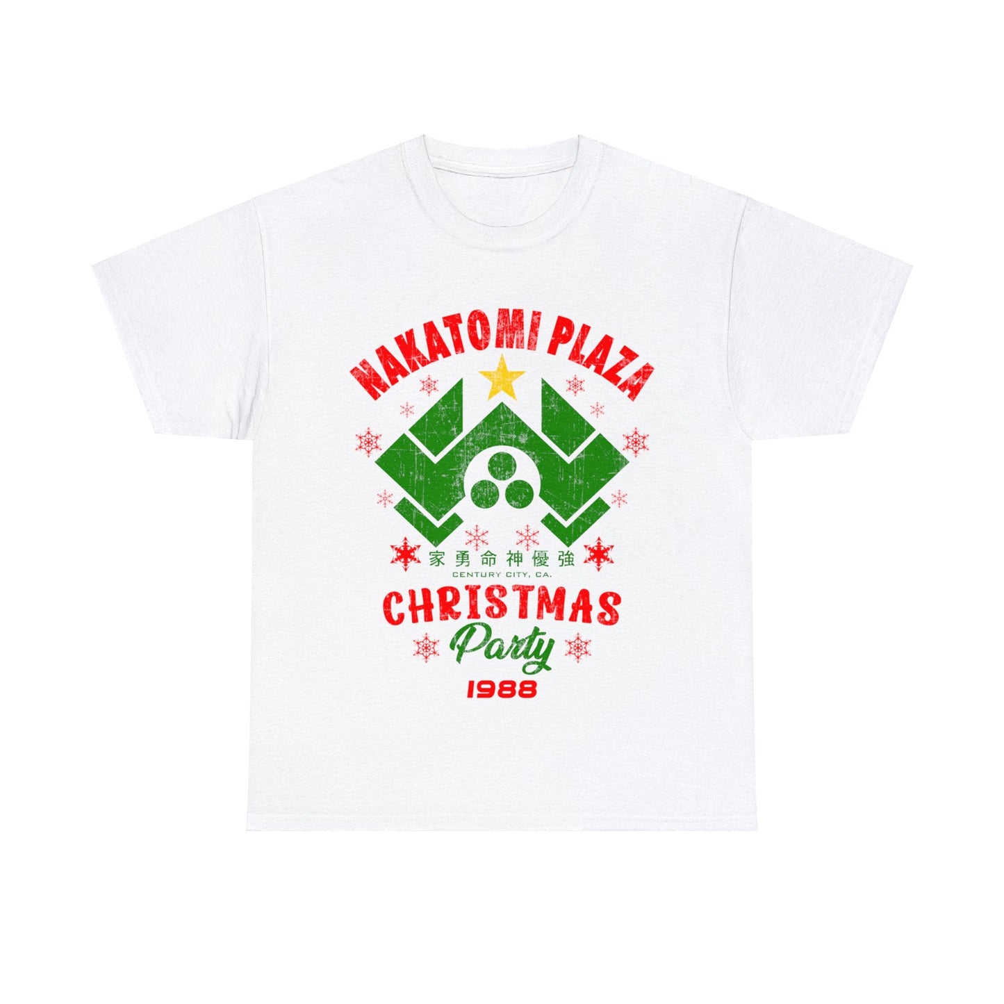 Nakatomi Plaza Christmas Party Graphic Tee Graphic Tees Australia Graphic T-Shirt Australia -  Cool Graphic T-Shirts Online -  Nakatomi Plaza Christmas Party T-Shirt | Funny  T-Shirts