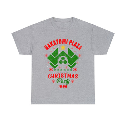 Nakatomi Plaza Christmas Party Graphic Tee Graphic Tees Australia Graphic T-Shirt Australia -  Cool Graphic T-Shirts Online -  Nakatomi Plaza Christmas Party T-Shirt | Funny  T-Shirts