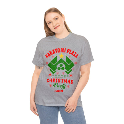 Nakatomi Plaza Christmas Party Graphic Tee Graphic Tees Australia Graphic T-Shirt Australia -  Cool Graphic T-Shirts Online -  Nakatomi Plaza Christmas Party T-Shirt | Funny  T-Shirts