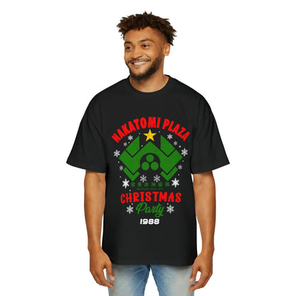 Nakatomi Plaza Christmas Party Oversized Tee Graphic Tees Australia Graphic T-Shirt Australia -  Cool Graphic T-Shirts Online - 