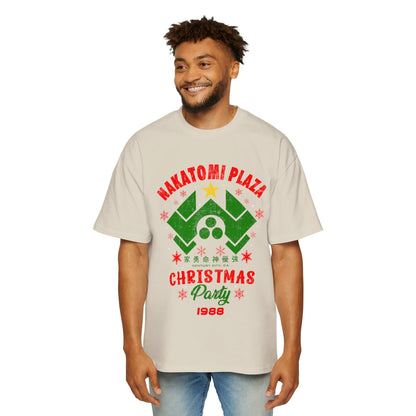 Nakatomi Plaza Christmas Party Oversized Tee Graphic Tees Australia Graphic T-Shirt Australia -  Cool Graphic T-Shirts Online - 